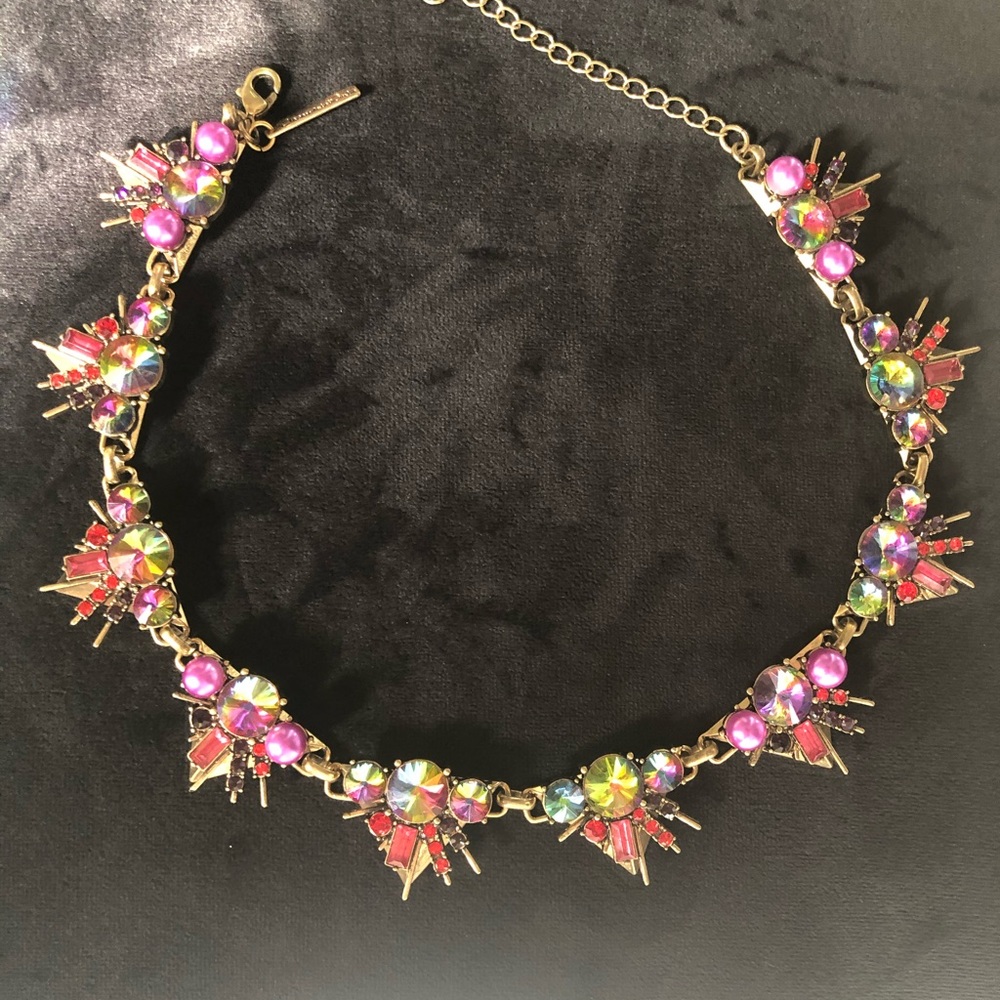 Oscar de la Renta statement necklace